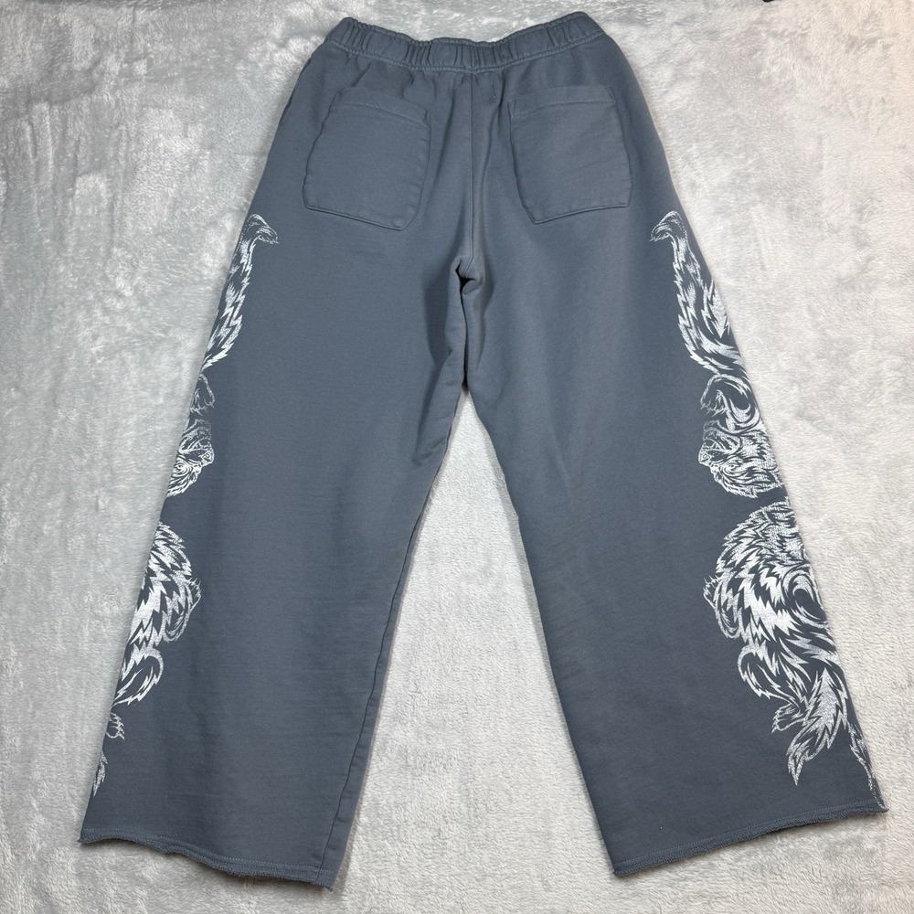 Darc Sport Wolves SHE Sweatpants Small Blue Baggy Wide Leg Limited Edition - Picture 9 of 12